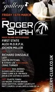 Matt Church at The Gallery Pres. Roger Shah - Magic Island Ep. 200, LIVE on DI.FM, Ministry Of Sound, 16th March 2012