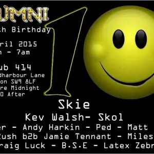 Matt Church at Alumni 10th Birthday, Club 414, 11th April 2015