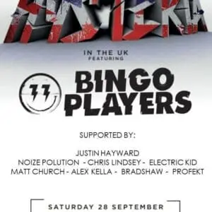 Matt Church at Hysteria Records pres Bingo Players, Elecric Brixton (Formally Fridge), 28th September 2013